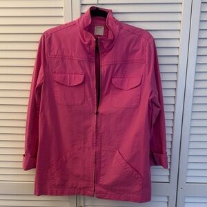 L’agence Women's Pink Utility Jacket 8